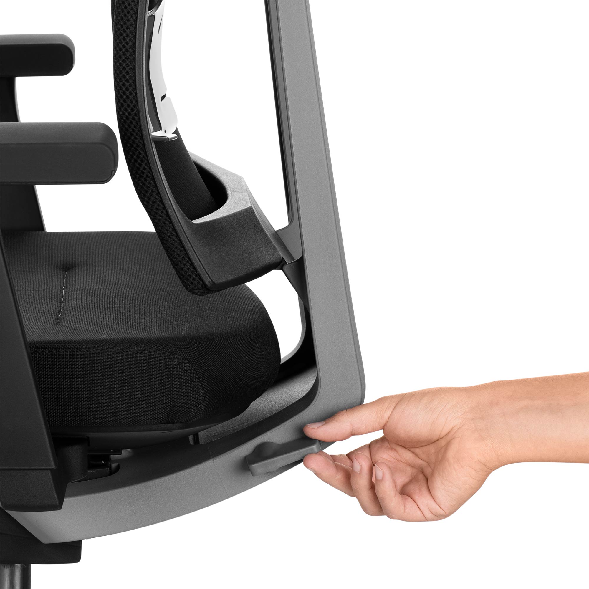 profim - XENON 101 SFL Net office swivel chair | Lumbar support, mesh back, black - 13 Main Image