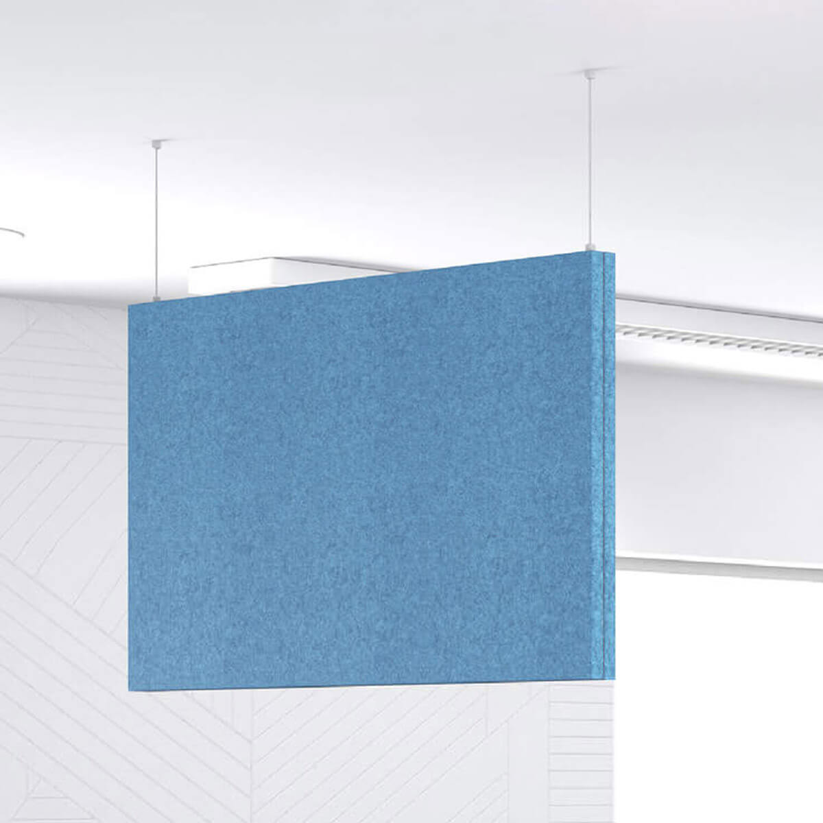MODUS Akustik-Deckensegel | Vertikal, 1200 x 800 mm, Wollbezug VELITO - 3 Main Image