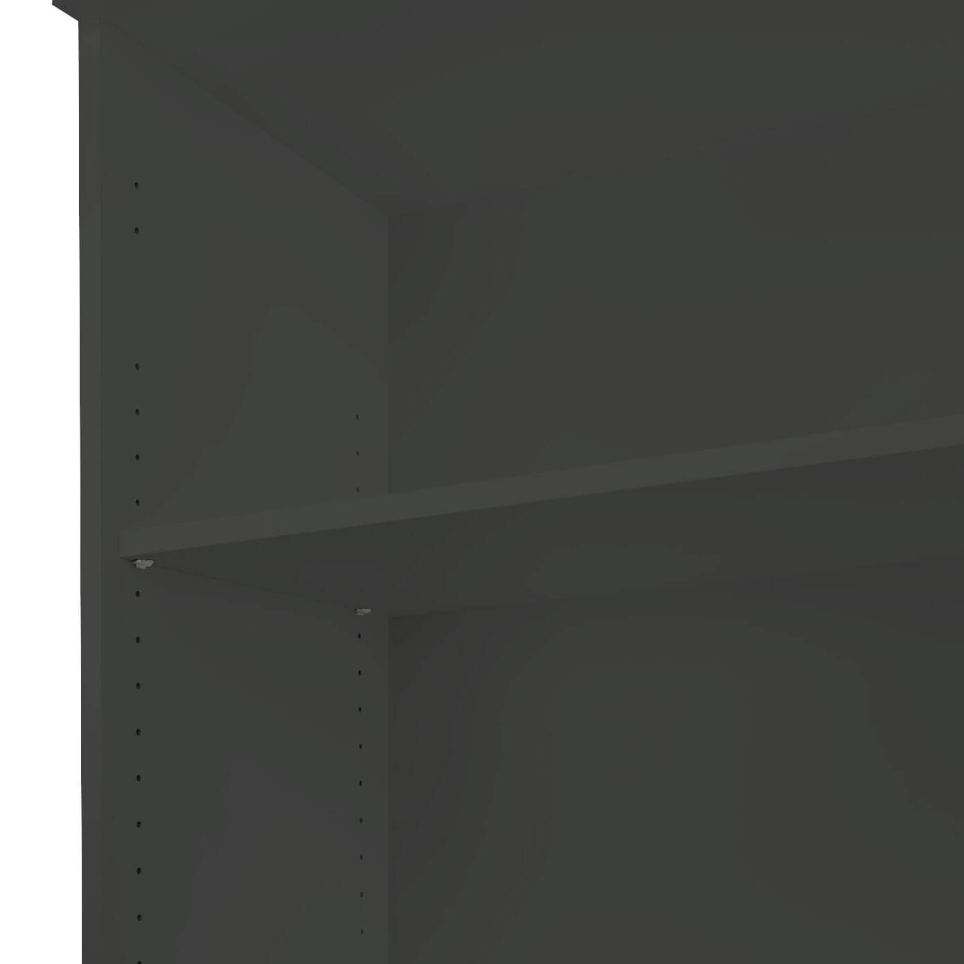 UNI Armoire d'étagère | 2 oh, 800 x 777 mm, anthracite - 4 Main Image