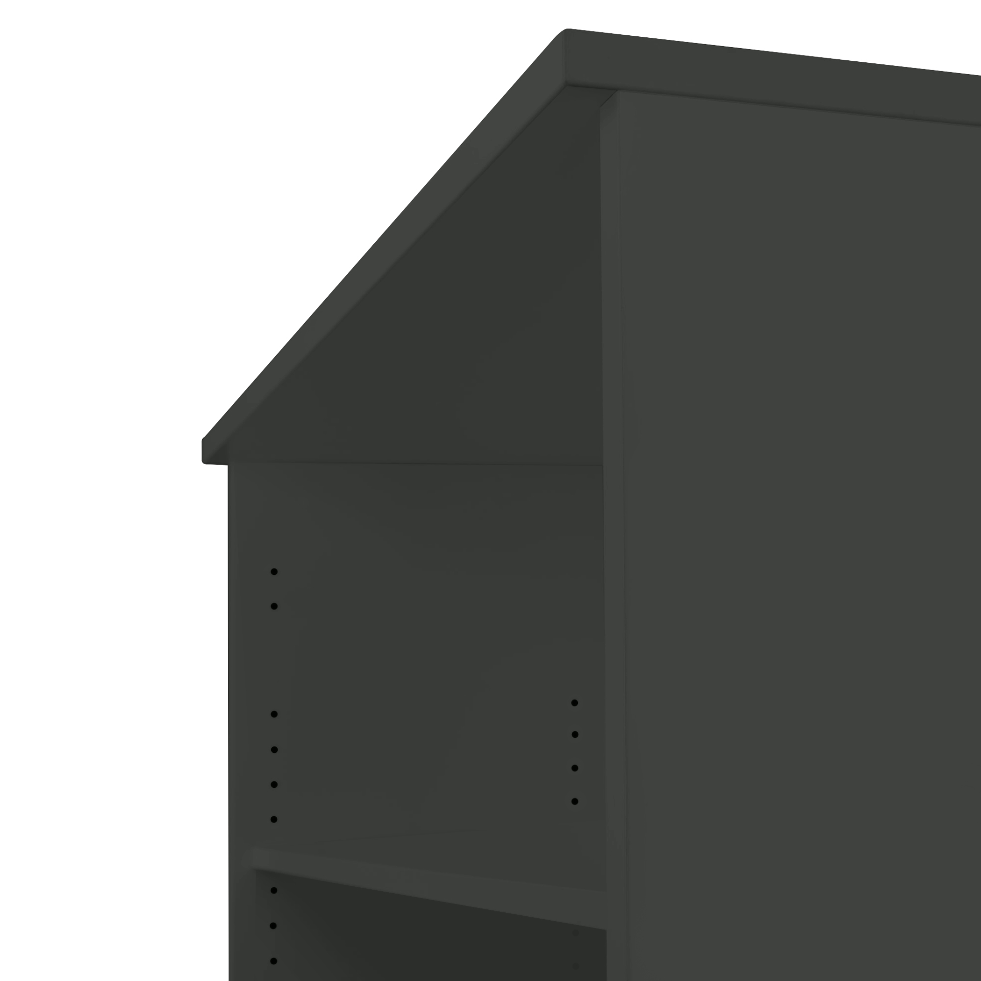 UNI Armoire d'étagère | 2 oh, 800 x 777 mm, anthracite - 6 Main Image