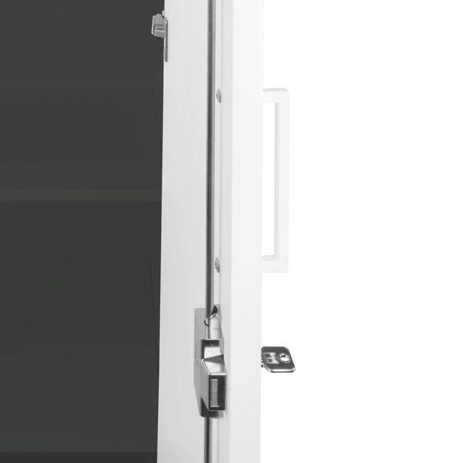 UNI Flügeltürenschrank | 2 OH, 800 x 777 mm, Anthrazit / Weiß UNI Flügeltürenschrank | 2 OH, 800 x 777 mm, Anthrazit / Weiß