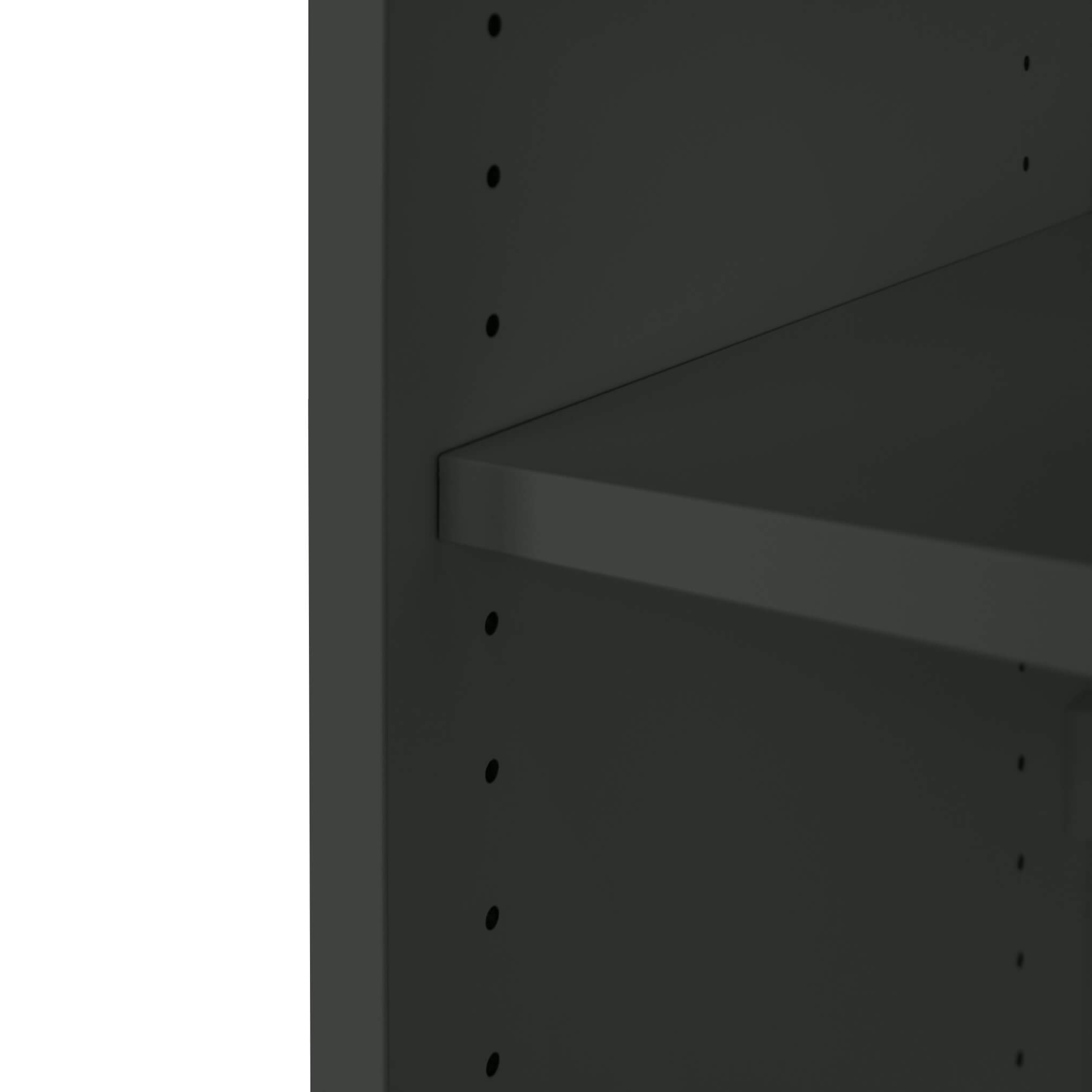 UNI Armoire de porte d'aile | 5 oh, 800 x 1897 mm, anthracite / blanc - 6 Main Image