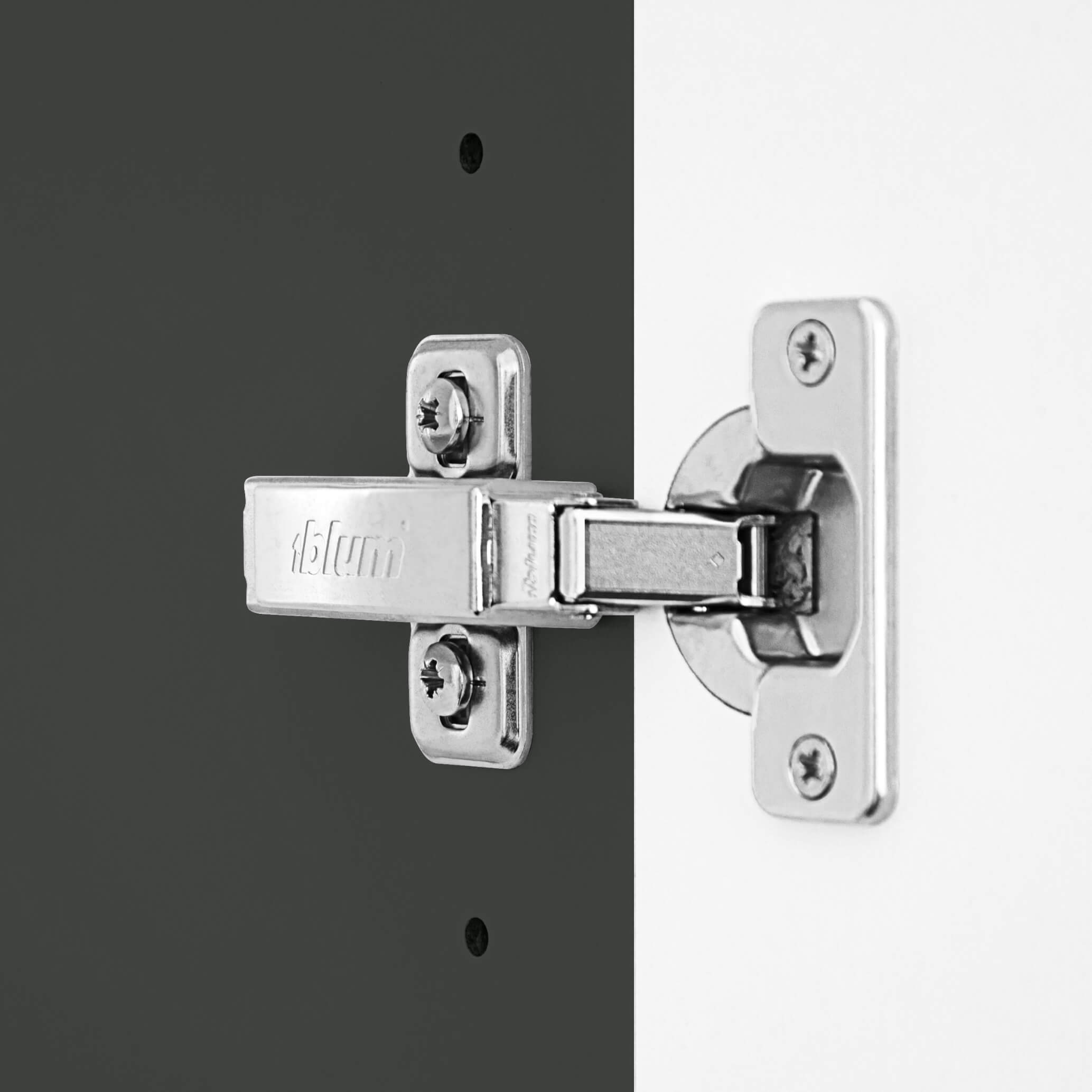 UNI Armoire de porte d'aile | 5 oh, 800 x 1897 mm, anthracite / blanc - 7 Main Image
