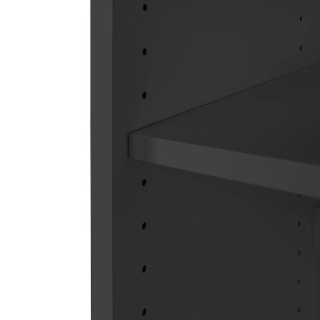 UNI Schiebetürenschrank | 2 OH, 1000 x 777 mm, Anthrazit / Weiß