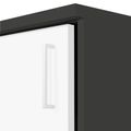 UNI Armoire de porte coulissante | 2 oh, 1200 x 777 mm, anthracite / blanc - 4 Thumbnail Image