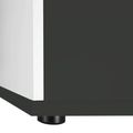 UNI Armoire de porte coulissante | 2 oh, 1200 x 777 mm, anthracite / blanc - 5 Thumbnail Image