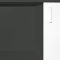 UNI Armoire de porte coulissante | 2 oh, 1200 x 777 mm, anthracite / blanc - 7 Thumbnail Image