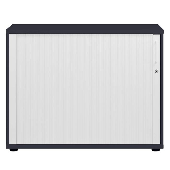 UNI Querrollladenschrank | 2 OH, 1000 x 777 mm, Anthrazit / Weiß UNI Querrollladenschrank | 2 OH, 1000 x 777 mm, Anthrazit / Weiß