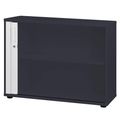 UNI Querroll store cabinet | 2 Oh, 1000 x 777 mm, anthracite / white - 5 Thumbnail Image