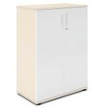UNI Armoire de porte d'aile | 3 oh, 800 x 1143 mm, érable / blanc - 2 Thumbnail Image