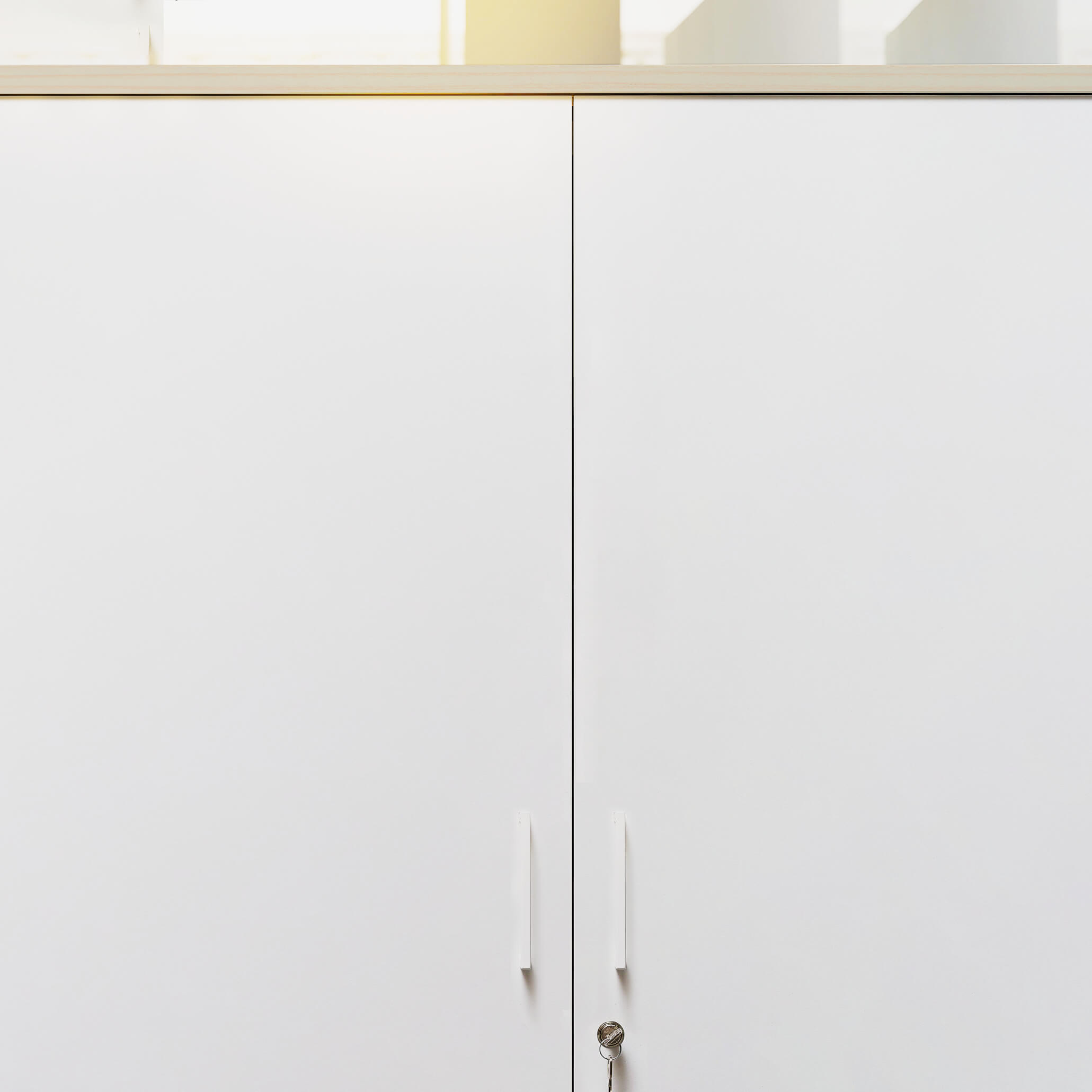 UNI Armoire de porte d'aile | 5 oh, 800 x 1897 mm, érable / blanc - 3 Main Image