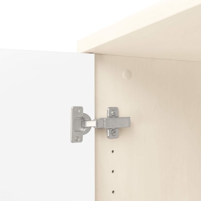 UNI Flügeltürenschrank | 5 OH, 800 x 1897 mm, Ahorn / Weiß