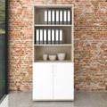 UNI Combine cabinet | 5 Oh, 800 x 1897 mm, maple / white - 1 Thumbnail Image