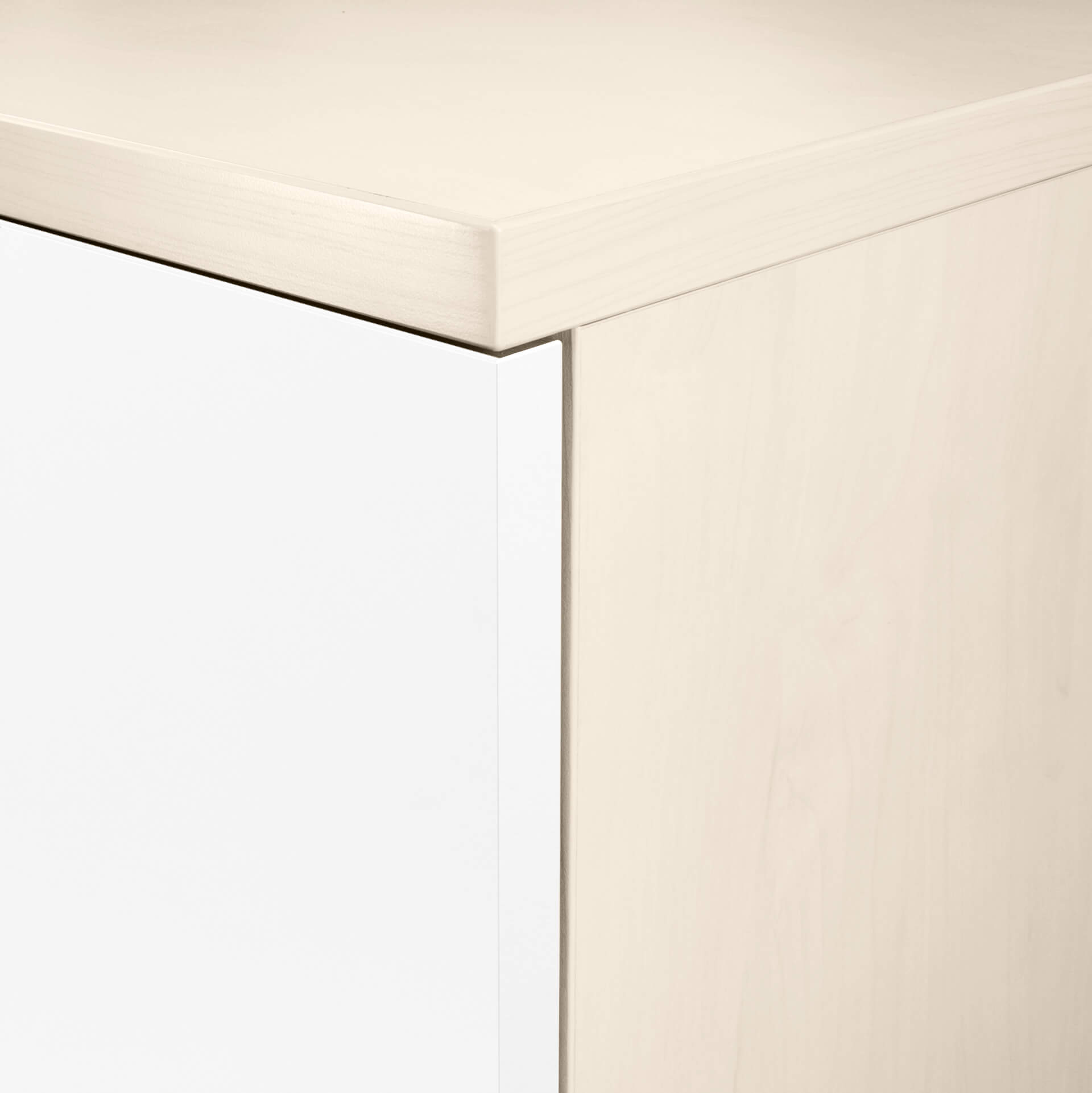 UNI Armoire de porte coulissante | 2 oh, 1000 x 777 mm, érable / blanc - 4 Main Image