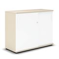 UNI Armoire de porte coulissante | 2 oh, 1000 x 777 mm, érable / blanc - 2 Thumbnail Image