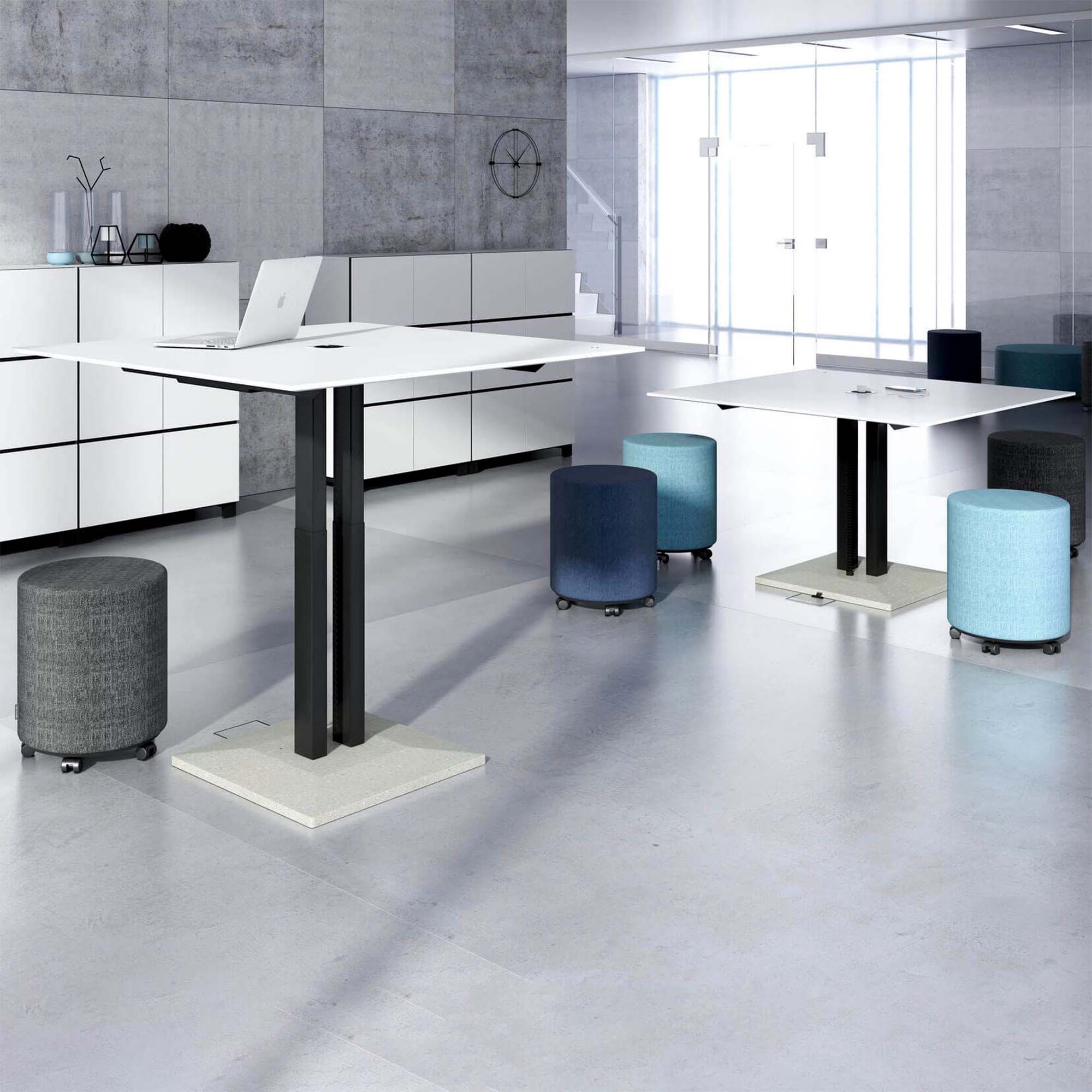 GIRO Sgabello Pouf / sedile | Rollbar, Ø 400 mm, coperture di lana velio / sinergia - 4 Main Image