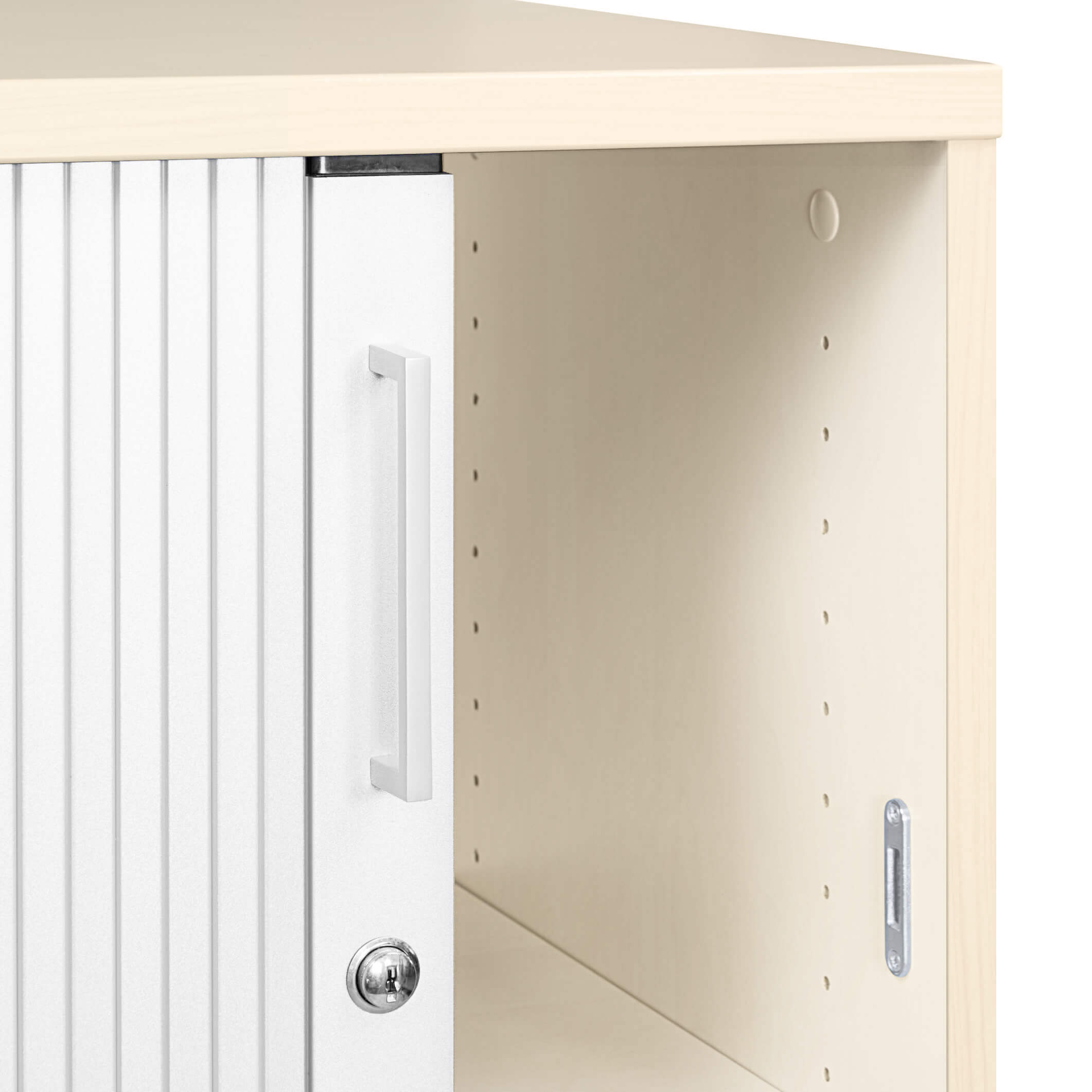 UNI Cabinet des magasins de queserroll | 2 oh, 1000 x 777 mm, érable / blanc - 6 Main Image