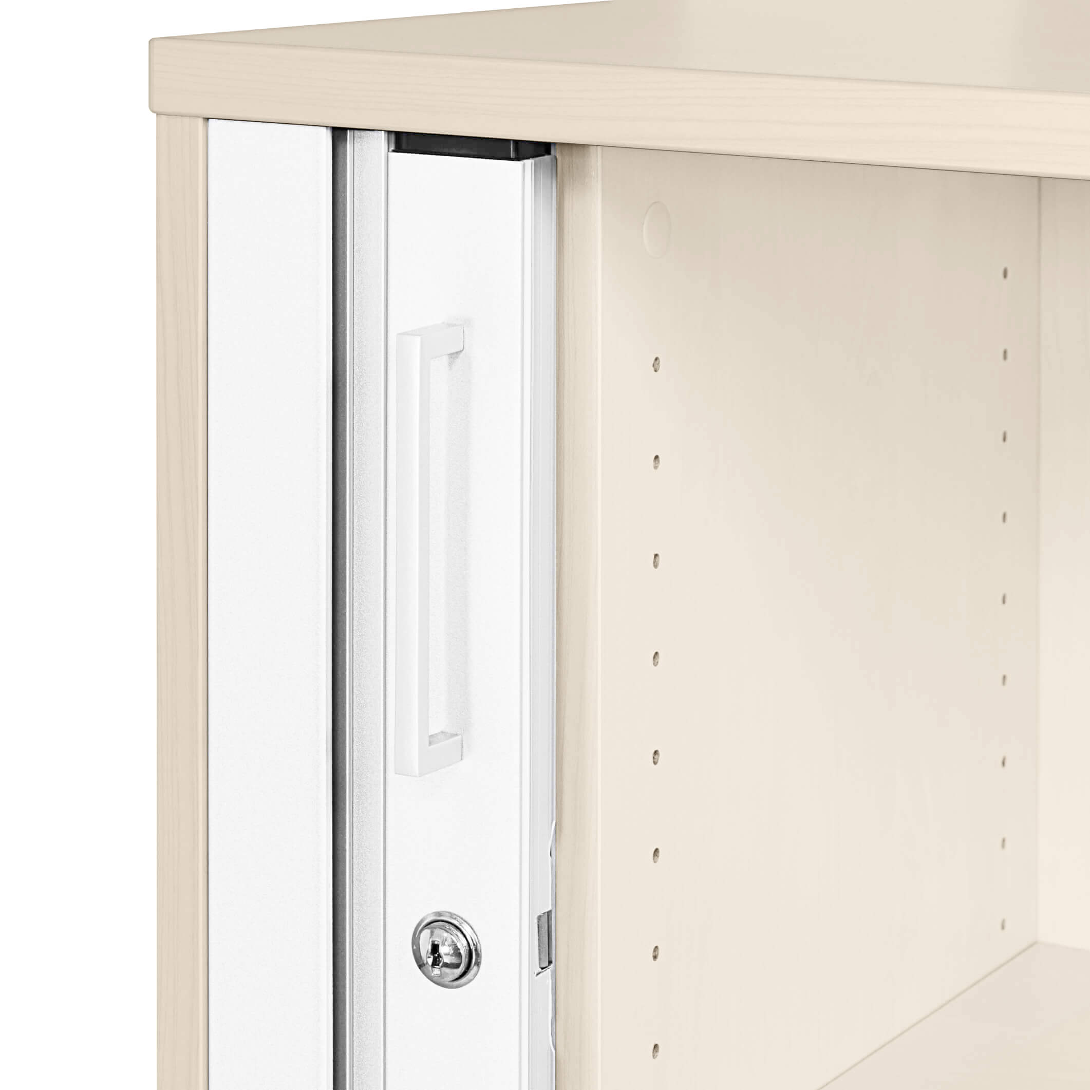 UNI Cabinet des magasins de queserroll | 3 oh, 1000 x 1143 mm, érable / blanc - 8 Main Image