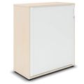 UNI Cabinet des magasins de queserroll | 3 oh, 1000 x 1143 mm, érable / blanc - 2 Thumbnail Image