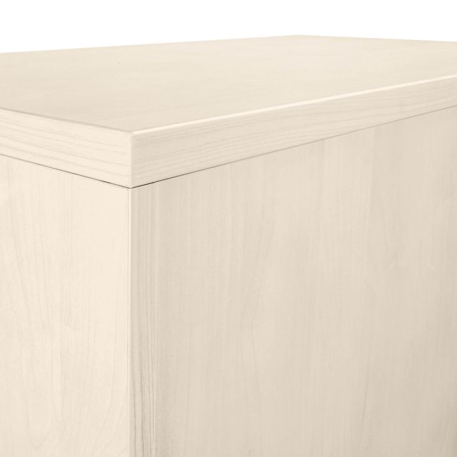 UNI Schiebetürenschrank | 5 OH, 1200 x 1897 mm, Ahorn / Weiß