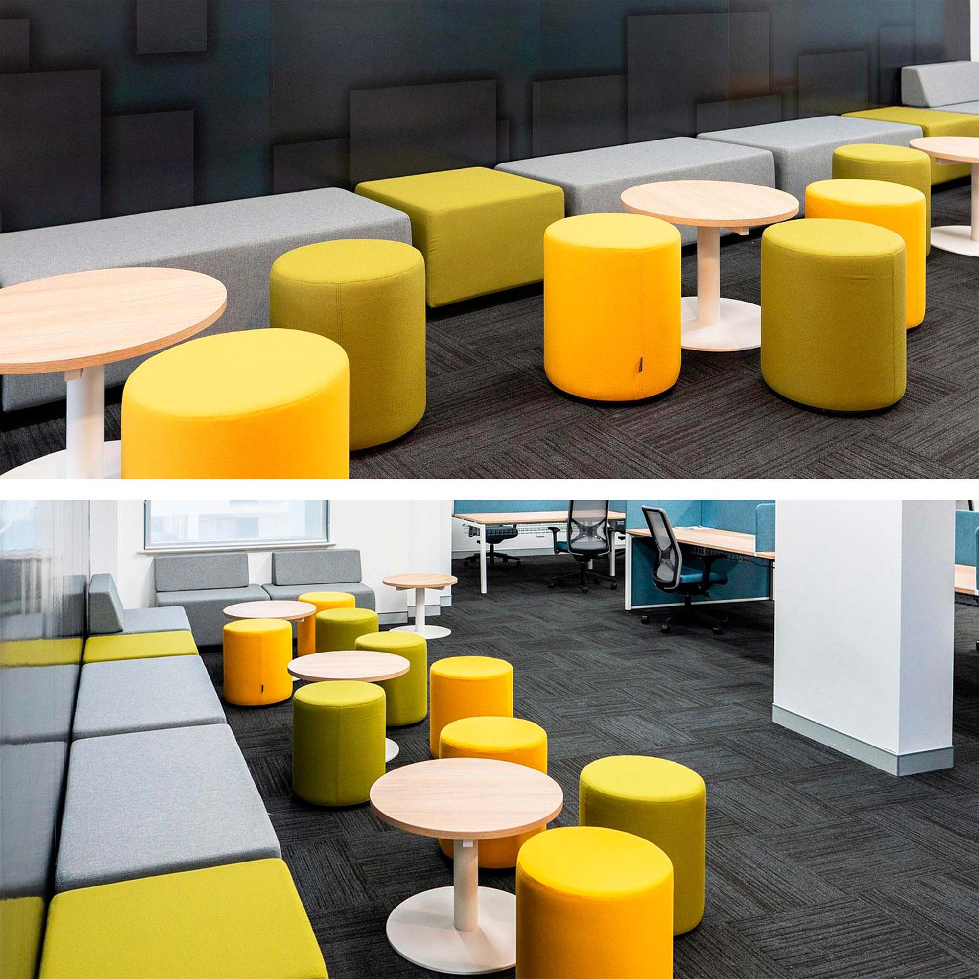 GIRO Sgabello Pouf / sedile | Ø 400 mm, altezza del sedile 450 mm, coperture di lana velio / sinergia - 5 Main Image