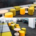 GIRO Sgabello Pouf / sedile | Ø 400 mm, altezza del sedile 450 mm, coperture di lana velio / sinergia - 5 Thumbnail Image