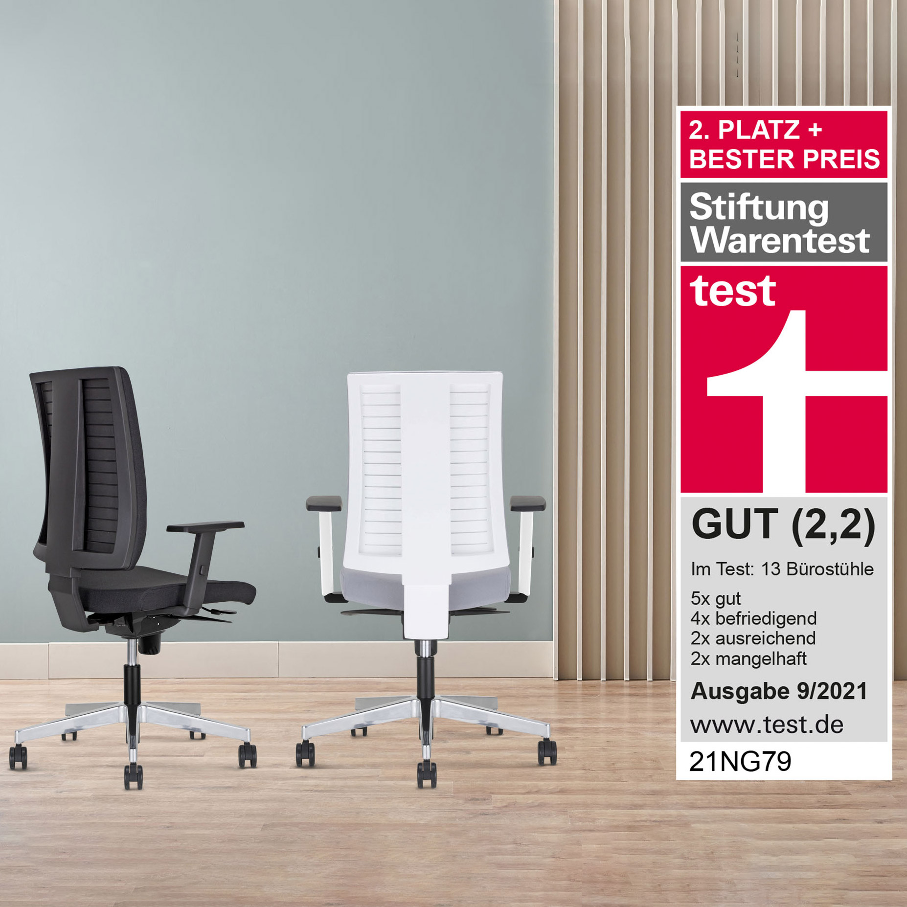 NowyStyl NAVIGO office swivel chair | 2D armrest, fully upholstered - 11 Main Image