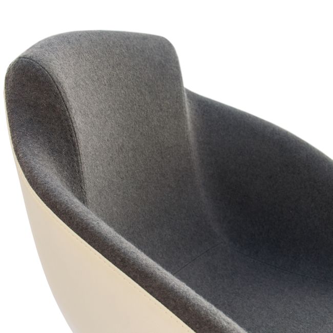 TULA Loungesessel | Rollbar, höhenverstellbar, Kunstleder