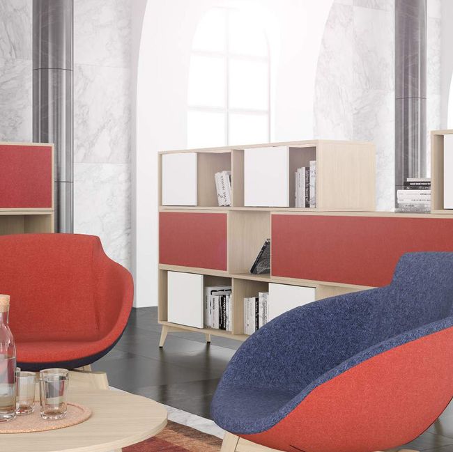 TULA Loungesessel | Rollbar, höhenverstellbar, Wollbezüge VELITO / SYNERGY