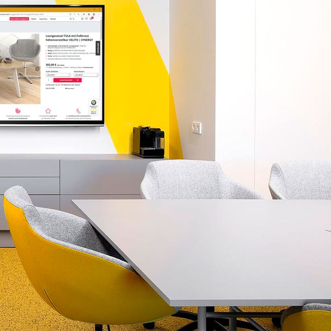TULA Loungesessel | Rollbar, höhenverstellbar, Wollbezüge VELITO / SYNERGY