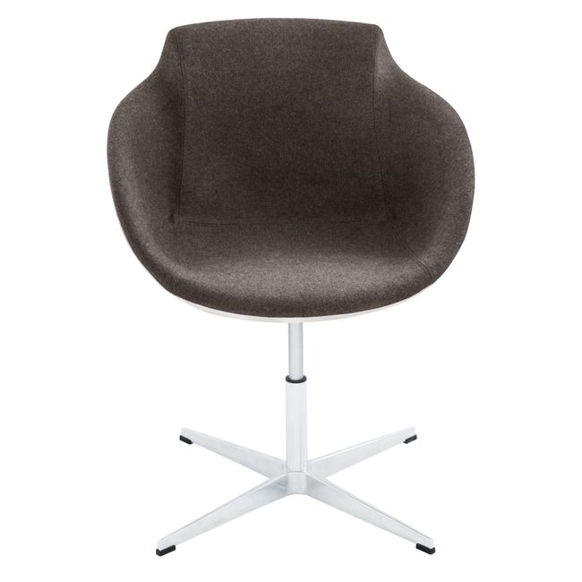 TULA Loungesessel | 4-Fuß-Kreuz, höhenverstellbar, Kunstleder