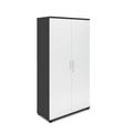 UNI Armoire de porte d'aile | 5 oh, 1000 x 1897 mm, anthracite / blanc - 2 Thumbnail Image