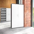 UNI Armoire de porte d'aile | 5 oh, 1000 x 1897 mm, anthracite / blanc - 1 Thumbnail Image