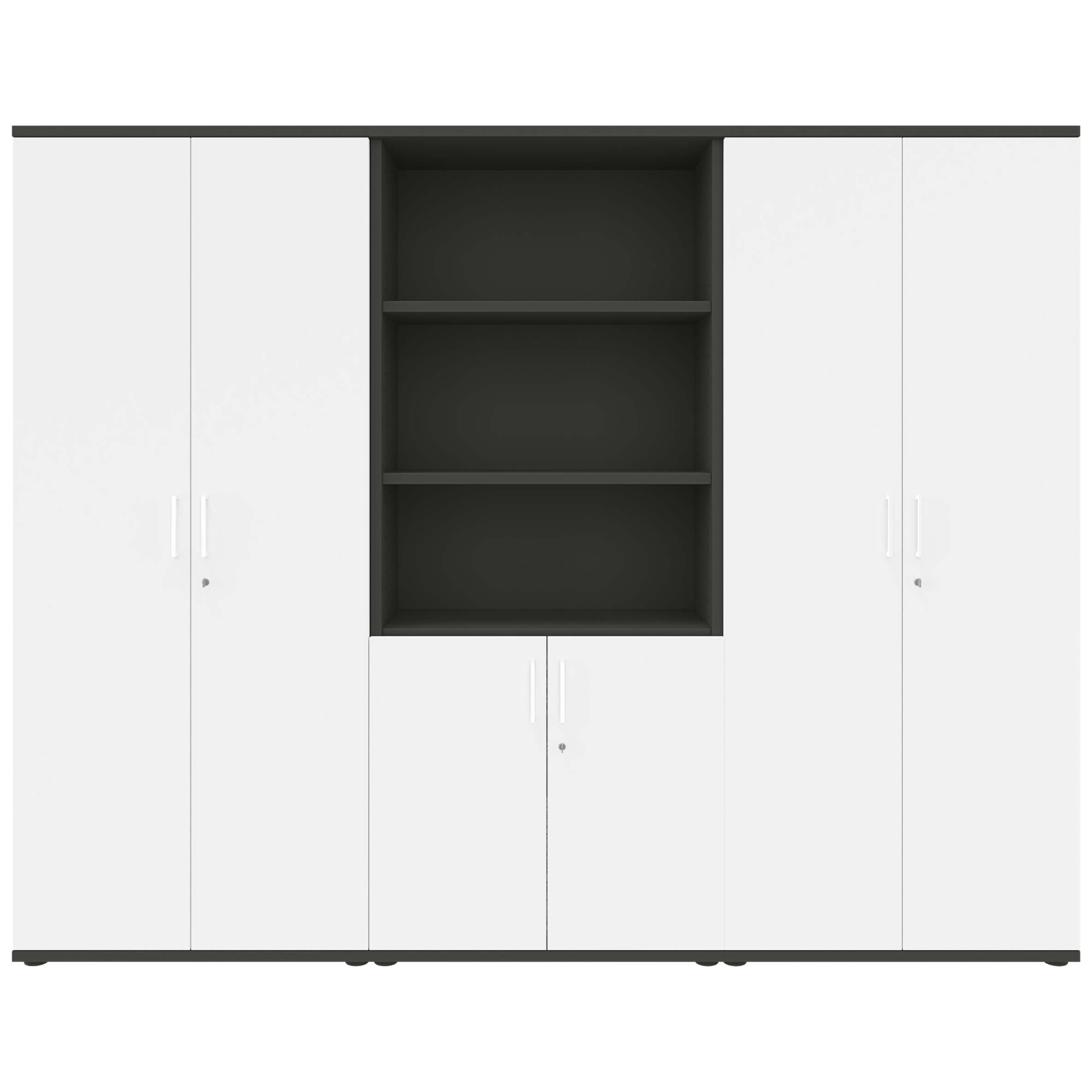UNI Mur mur | 5 oh, 2400 x 1897 mm, anthracite / blanc - 3 Main Image