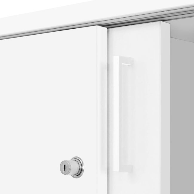 UNI Schrankwand | 5 OH, 2600 x 1897 mm, Weiß