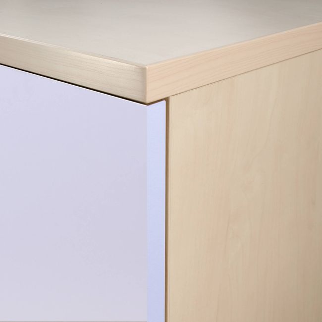 NOVA Landshut - Komplettbüro | Ahorn / Weiß