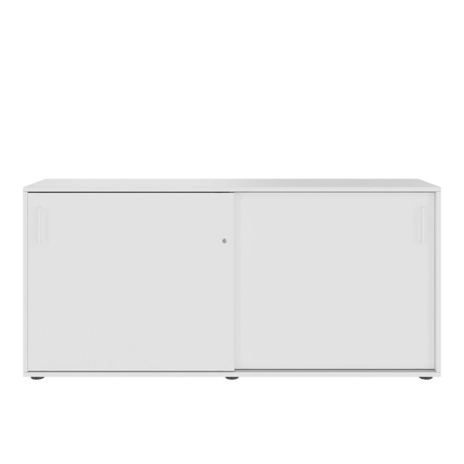 NOVA Schiebetürenschrank | 2 OH, 1640 x 740 mm, Weiß