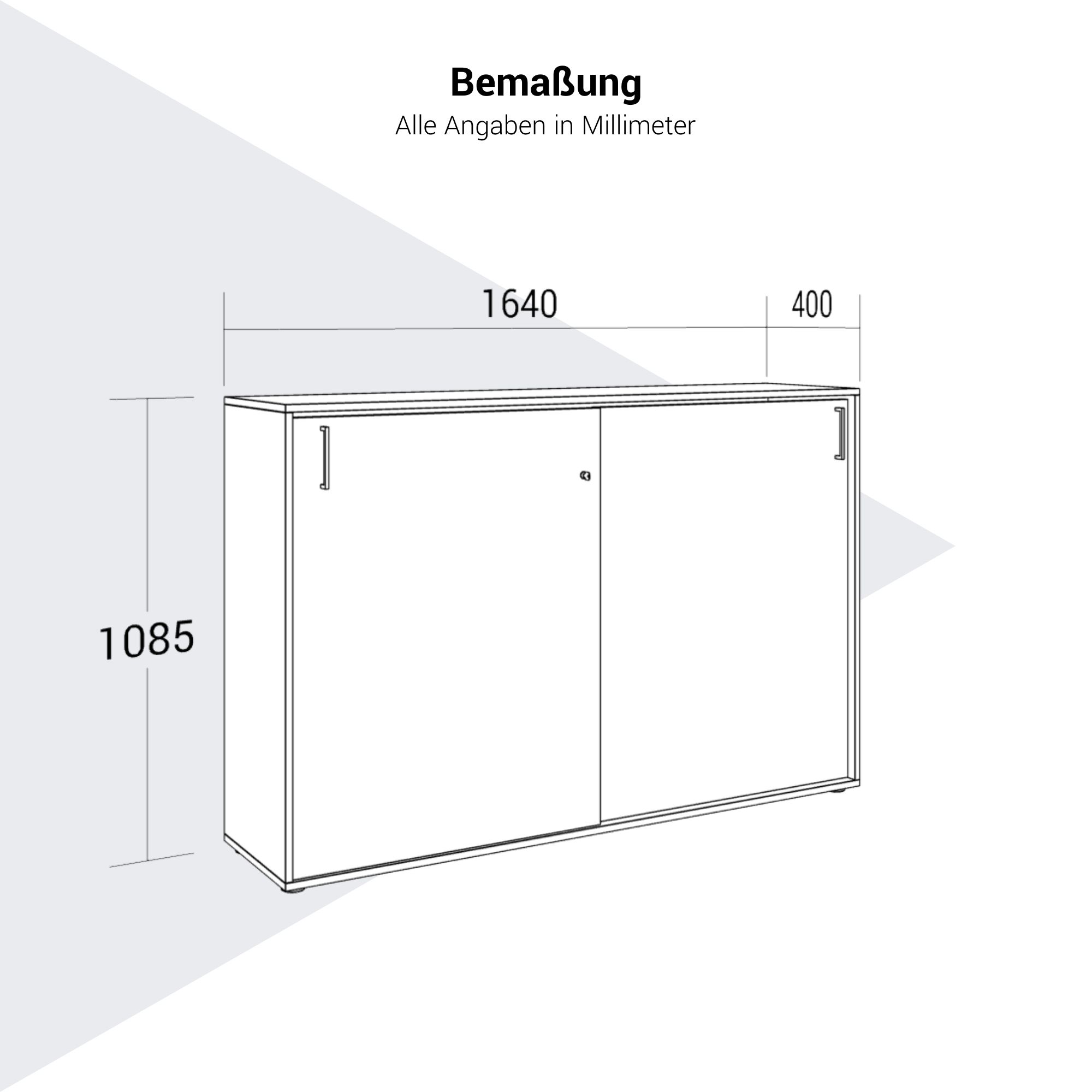 NOVA Armoire de porte coulissante | 3 oh, 1640 x 1085 mm, blanc - 18 Main Image