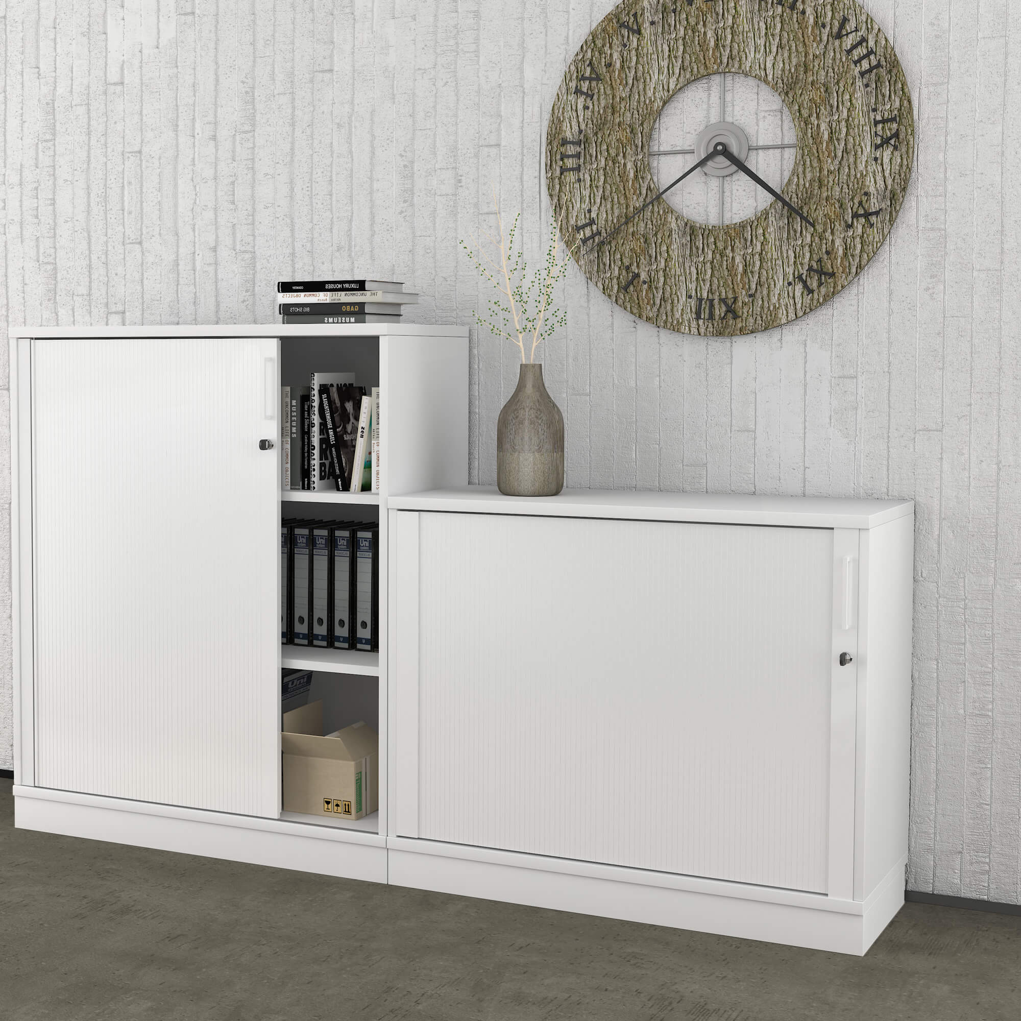 UNI Base en bois | 1200 mm, blanc - 2 Main Image