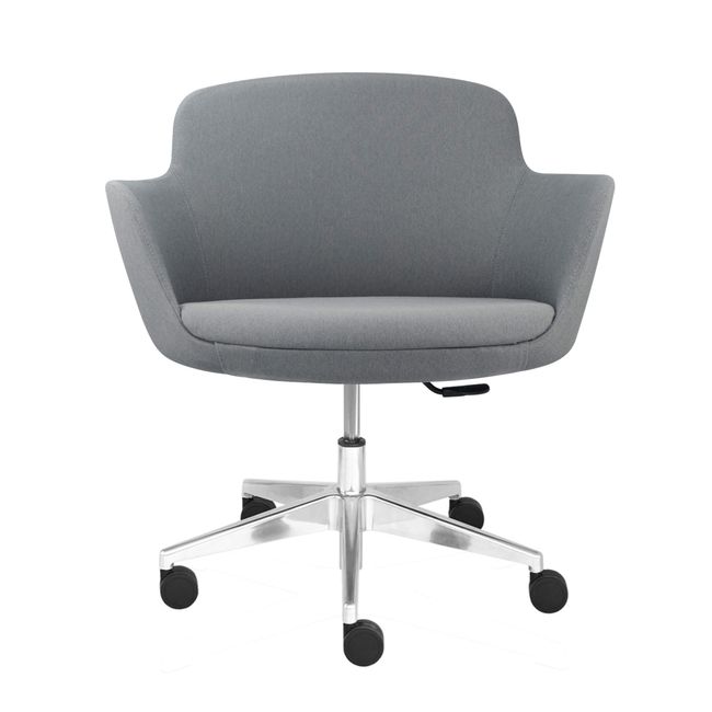 DANAE Lounge-Sessel | Rollbar, höhenverstellbar, Bezugsstoffe LUCIA / VELITO / SYNERGY