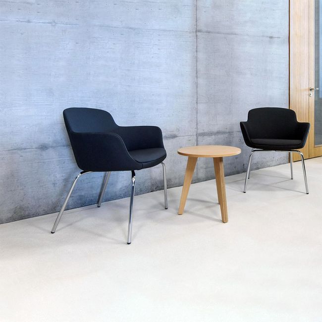 DANAE Lounge-Sessel | Rollbar, höhenverstellbar, Bezugsstoffe LUCIA / VELITO / SYNERGY