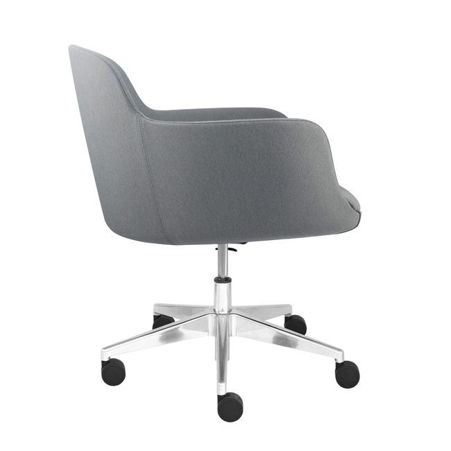 DANAE Lounge-Sessel | Rollbar, höhenverstellbar, Bezugsstoffe LUCIA / VELITO / SYNERGY