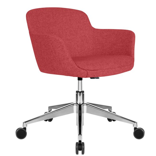 DANAE Lounge-Sessel | Rollbar, höhenverstellbar, Bezugsstoffe LUCIA / VELITO / SYNERGY