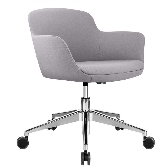 DANAE Lounge-Sessel | Rollbar, höhenverstellbar, Bezugsstoffe LUCIA / VELITO / SYNERGY