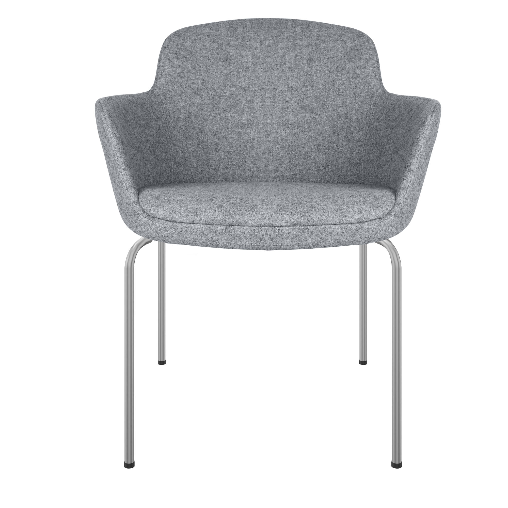 DANAE Fauteuil salon | Cadre de 4 pieds, tissus de référence Lucia / Velito / Synergy - 9 Main Image