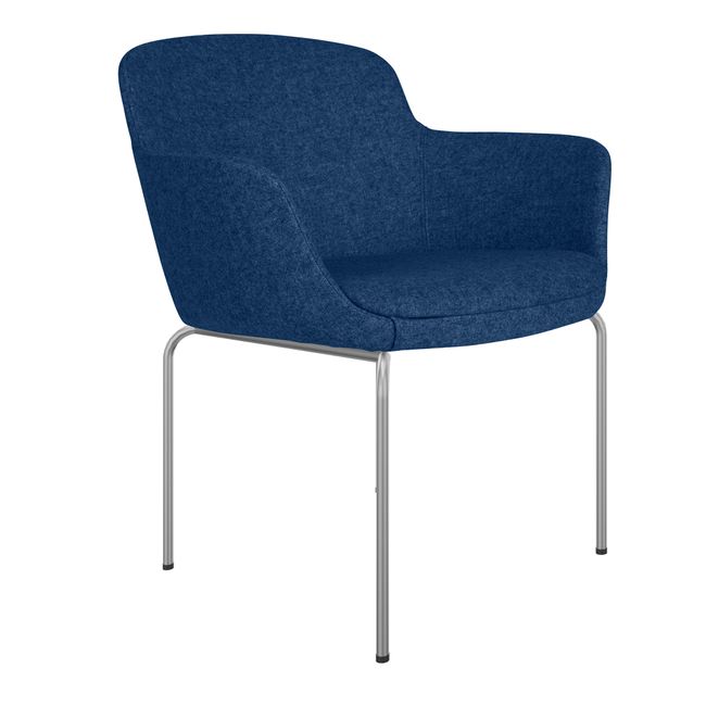 DANAE Lounge-Sessel | 4-Fuß-Gestell, Bezugsstoffe LUCIA / VELITO / SYNERGY