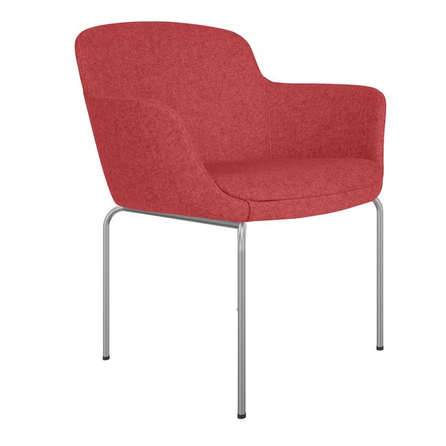 DANAE Lounge-Sessel | 4-Fuß-Gestell, Bezugsstoffe LUCIA / VELITO / SYNERGY