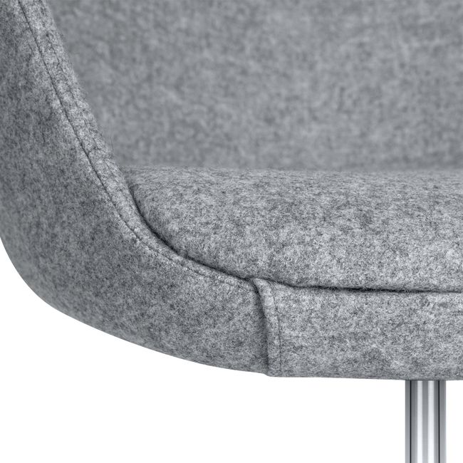 DANAE Lounge-Sessel | 4-Fuß-Kreuz, höhenverstellbar, Bezugsstoffe LUCIA / VELITO / SYNERGY