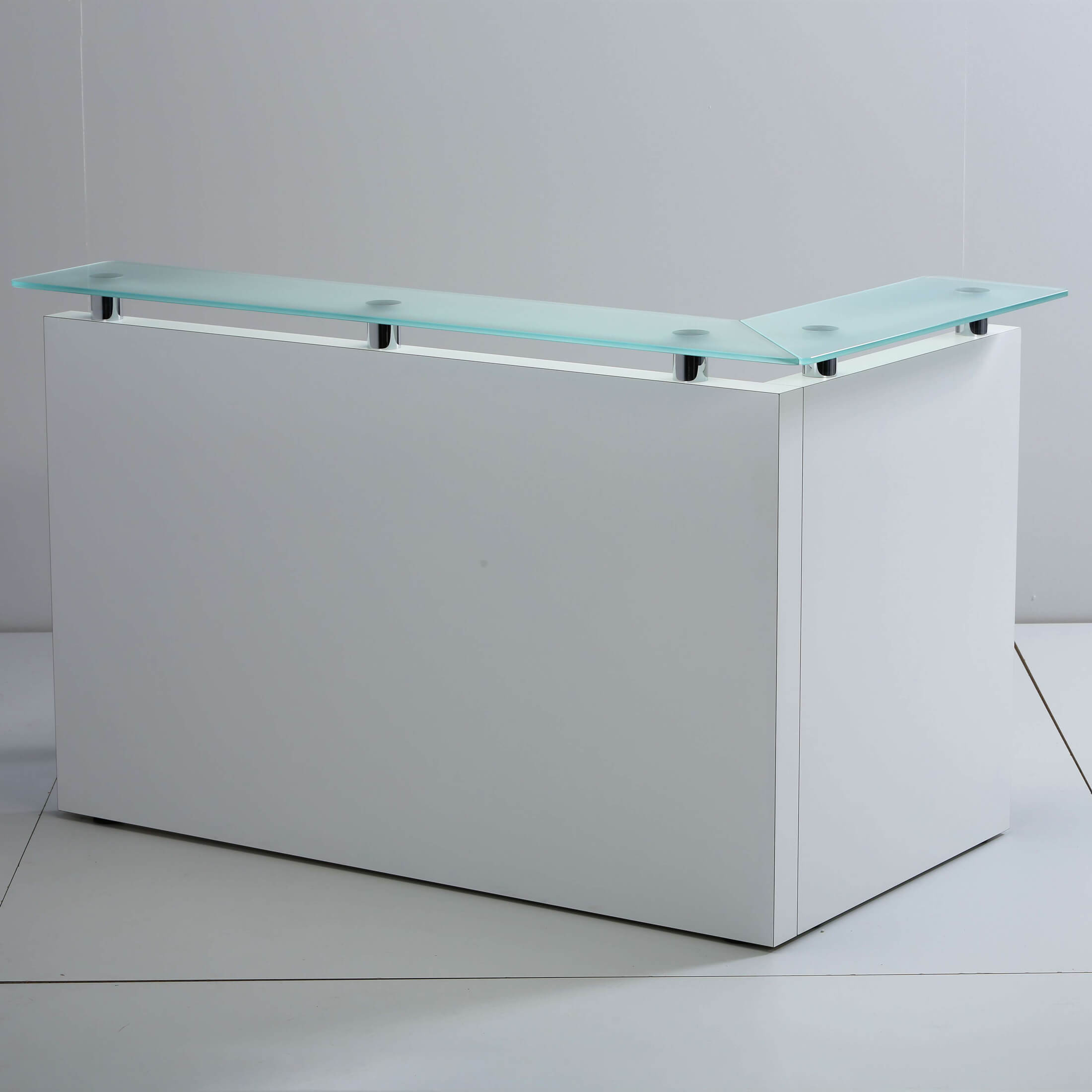 eMel - SEVILLA reception desk | Corner counter, 2100 x 1790 mm - 6 Main Image