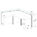eMel - SEVILLA reception desk | Corner counter, 2100 x 1790 mm - 4 Thumbnail Image